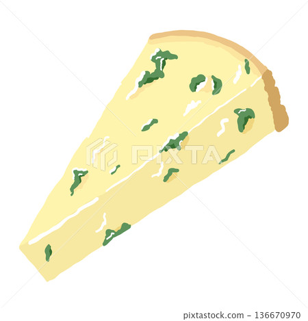 藍紋奶酪的插圖 136670970