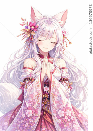 flower spirit demon fox flower spirit demon fox 136670978