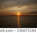 在海上日落 136671184