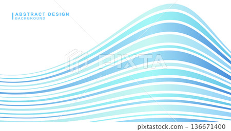 Abstract background material made of blue curves Abstract background material made of blue curves 136671400