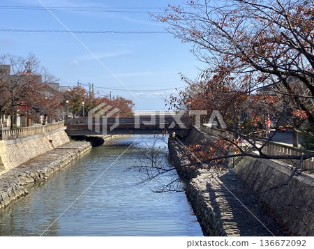 Minatogawa River viewed from Manga Road in Himi 136672092