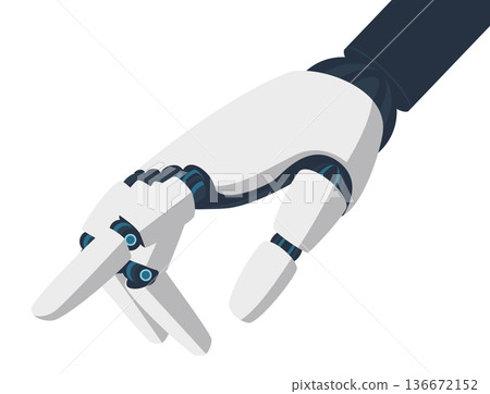 Robotic Hand Pointing Robotic Hand Pointing 136672152