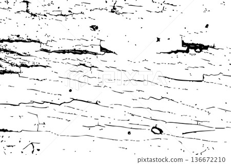 Grunge Cracked Wood Texture Black and White Grunge Cracked Wood Texture Black and White 136672210