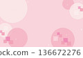 背景素材 - 粉紅色圖案 2026-4 向量圖 136672276