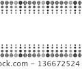單色日式圖案點狀背景 136672524