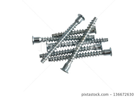 Furniture confirmat, special screw, tie. Furniture confirmat, special screw, tie. 136672630