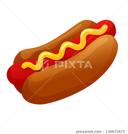 hotdog sausage fast food meal hotdog sausage fast food meal 136672675
