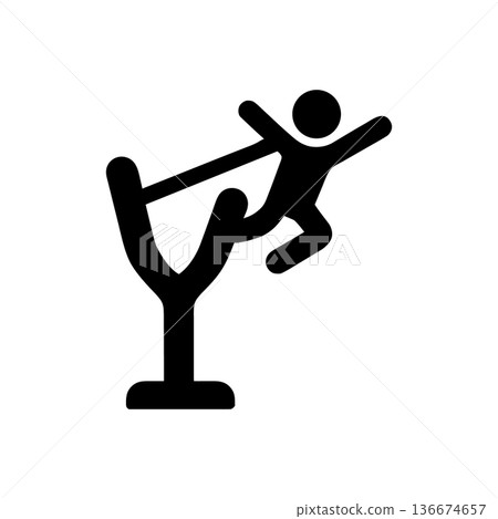 Extreme Slingshot Human Launcher Icon Extreme Slingshot Human Launcher Icon 136674657