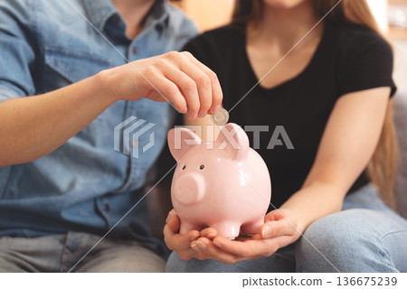 Home budget, family finance concept Home budget, family finance concept 136675239