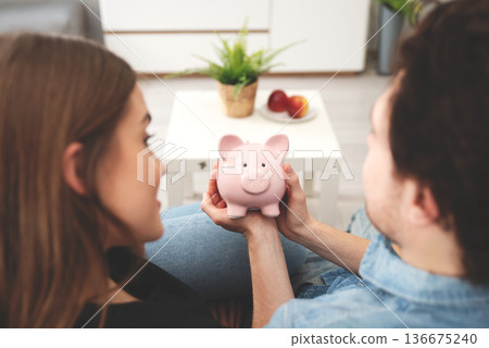 Home budget, family finance concept Home budget, family finance concept 136675240