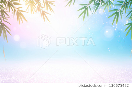 Tanabata background material 136675422