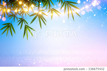 Tanabata background material 136675432