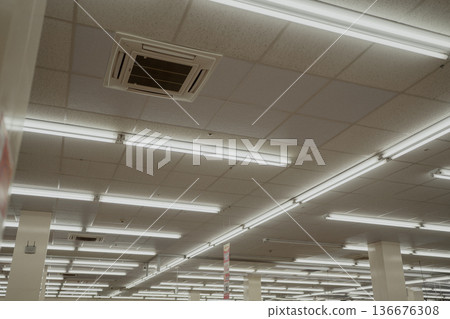 The ceiling of a slightly larger store The ceiling of a slightly larger store 136676308