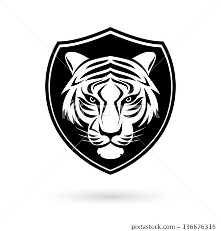 Tiger Mascot Logo Tiger Mascot Logo 136676316