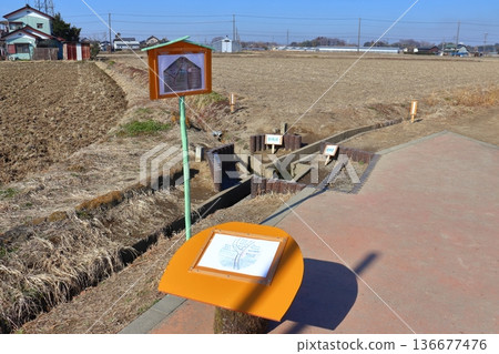 Three prefectures border of Tochigi, Gunma, Saitama Three prefectures border of Tochigi, Gunma, Saitama 136677476