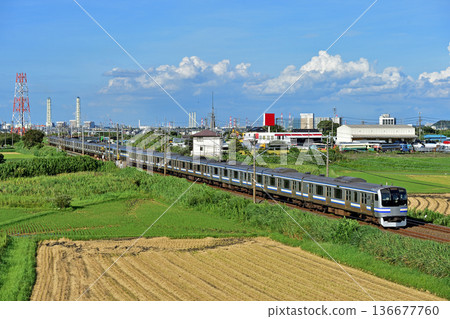 內房線，袖浦岩根，JR東日本，E217系列，Y-22編隊（鎌倉） 136677760