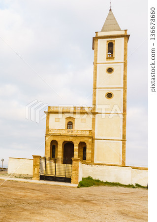 Church of San Miguel in Cabo de Gata, Spain Church of San Miguel in Cabo de Gata, Spain 136678660
