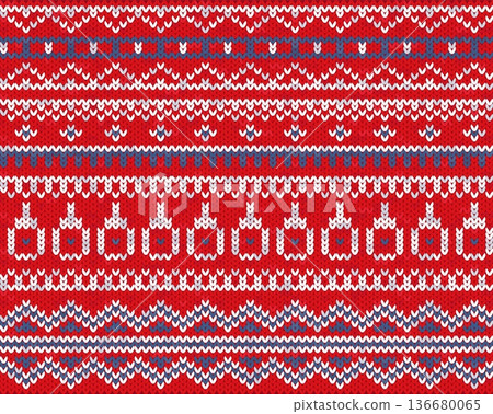 Ugly sweater seamless borders. Warm and cozy knitted ornament, christmas, winter jumper pattern design, dividers. Textile, wrapping, wallpaper design. Print for fabric qualitative vector set Ugly sweater seamless borders. Warm and cozy knitted ornament, christmas, winter jumper pattern design, dividers. Textile, wrapping, wallpaper design. Print for fabric qualitative vector set 136680065