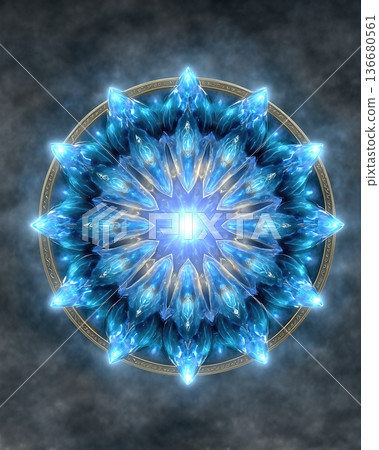Energy Core of Cultivators in a Fantasy World Surrounded by Misty Darkness and Glowing Crystals Energy Core of Cultivators in a Fantasy World Surrounded by Misty Darkness and Glowing Crystals 136680561