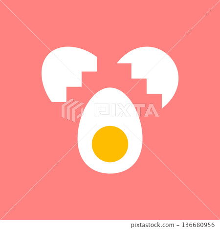 Raw egg icon Raw egg icon 136680956