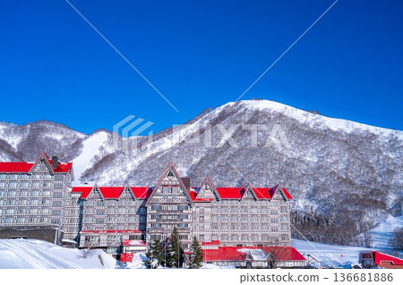 [Winter Material] Hakuba Cortina Ski Resort (Nagano Prefecture) 136681886