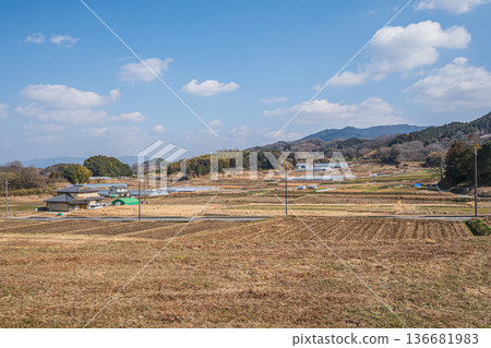奈良縣飛鳥村的鄉村景色 奈良縣飛鳥村的鄉村景色 136681983