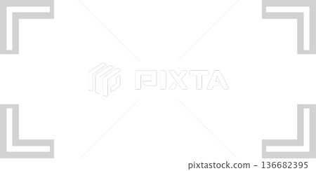 Gray corner frames Gray corner frames 136682395