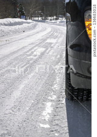 北海道的冬季小徑 136683018