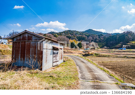 Rural scenery of Asuka Village, Nara Prefecture 136684190