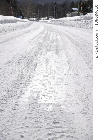 The winter trail of Hokkaido The winter trail of Hokkaido 136684610