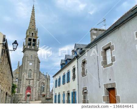 Saint-Arzelle Church in Plouarzelle, the westernmost town in France Saint-Arzelle Church in Plouarzelle, the westernmost town in France 136684641