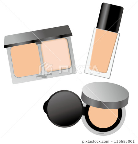Foundation set (powder, liquid, cushion) 136685001