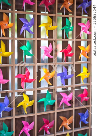 東川市白鳥神社的風車 136685544