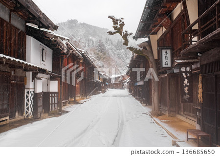 妻籠宿（冬季） 136685650