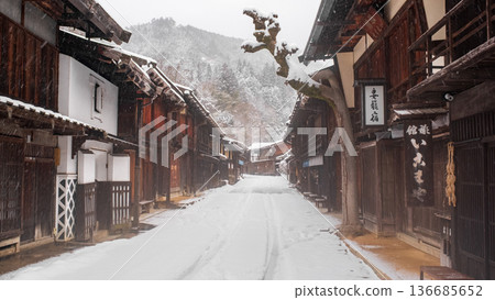 妻籠宿(冬季) 妻籠宿(冬季) 136685652