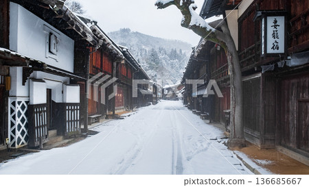 Tsumago-juku (winter) 136685667