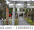 Scenery of Wada Misaki Shrine in Yonago City 136686031