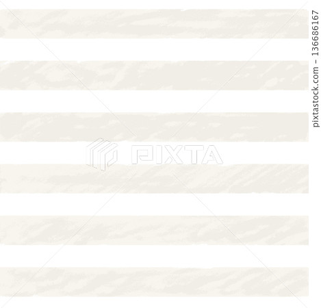 Crayon-drawn horizontal stripes (off-white) 136686167