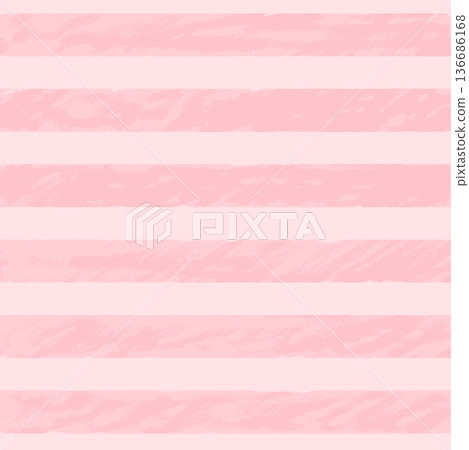 Crayon-drawn horizontal stripes (pink) 136686168