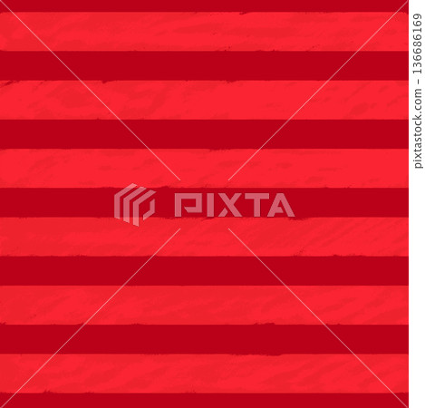 Horizontal stripes drawn with crayon (red) 136686169