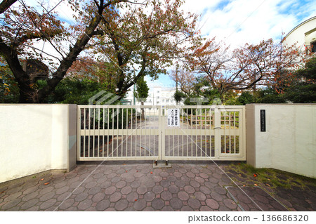 Nagoya Municipal Tsutsui Elementary School South Gate 136686320
