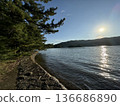 Amanohashidate tourist spot scenery travel image material 136686890