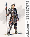 Spear soldier 136687075