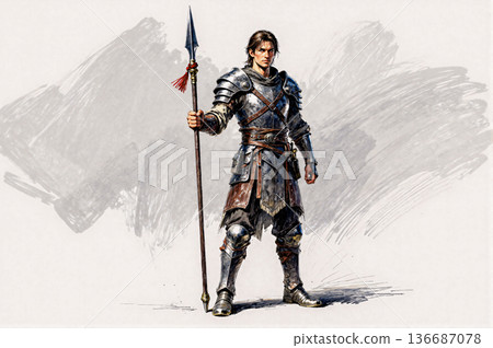 Spear soldier 136687078