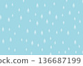Rain image background illustration 136687199
