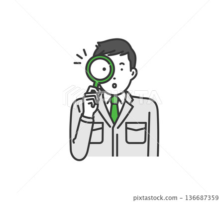 分析，男士工作服 136687359