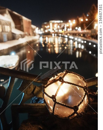Otaru Snow Light Path Canal Venue Canal and Floating Candles Otaru Snow Light Path Canal Venue Canal and Floating Candles 136687381