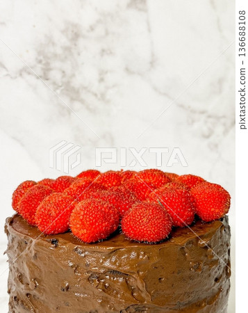 Rich, moist chocolate cake with a decadent, velvety texture and deep chocolate flavor. A perfect indulgence for dessert lovers, offering a satisfyingly sweet treat in every bite. Rich, moist chocolate cake with a decadent, velvety texture and deep chocolate flavor. A perfect indulgence for dessert lovers, offering a satisfyingly sweet treat in every bite. 136688108