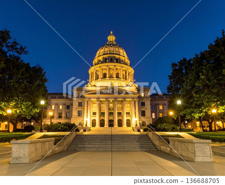 國會大廈燈光照明圖 國會大廈燈光照明圖 136688705