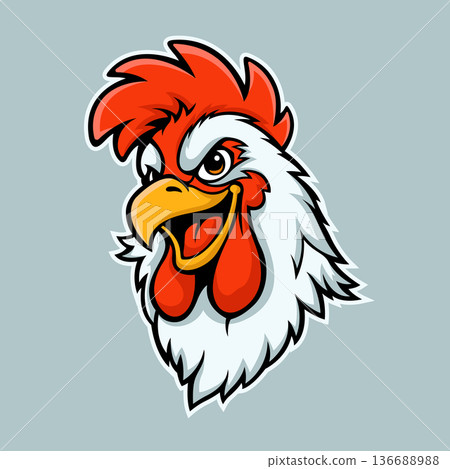 rooster mascot logo illustration vector design template modern style eps 10 rooster mascot logo illustration vector design template modern style eps 10 136688988